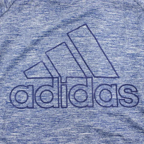 Adidas Blue Adidas Short-Sleeved Activewear T-Shirt Women's Medium