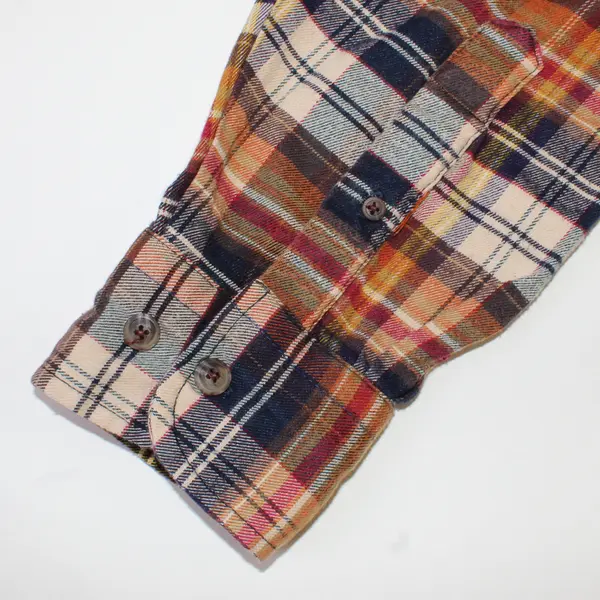 Cascade Casual Wear Multicolor Plaid Button-Down Men's Size Large