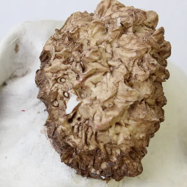 Vintage Resin Halloween Teddy Bear Ghost w/ Jack-O-Lantern & Bats - No Light