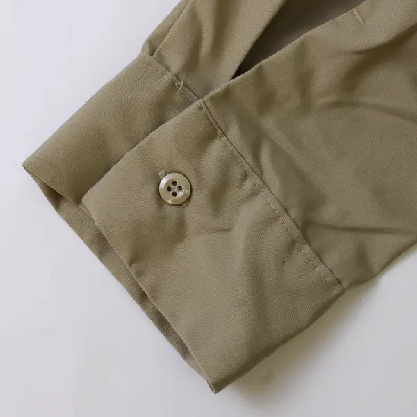 Mainspring MS14 Beige Uniform Button-Up Men's Size XL RG