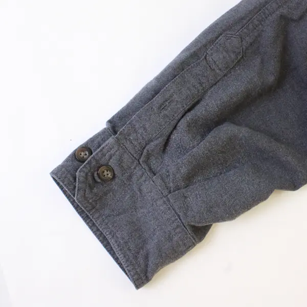 Eddie Bauer Gray Long-Sleeved Cotton Button-Up Men's 3XL