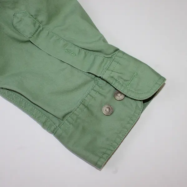 Eddie Bauer Pistachio Green Long-Sleeved Cotton Button-Down Men's 3XL