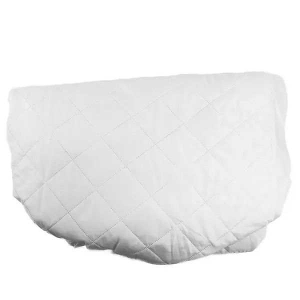 Mainstays Solid White Color 100% Polyester King Fitted Mattress Cover 76" x 80"