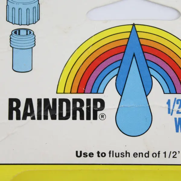 Raindrip Sprinkler Parts 1/2 Inch Hose End Plug Low Volume Rotary Sprinklers