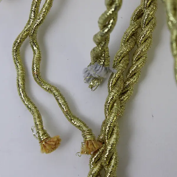 Gold Jingle Bell Door Hanger 5.5x6.5in Holiday Wall Decor