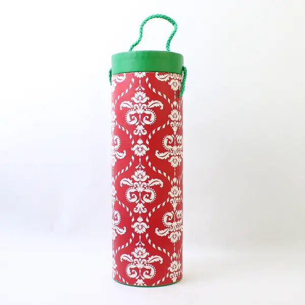 Christmas Wine Bottle Gift Box Holiday Wine Gift Bag Carrier