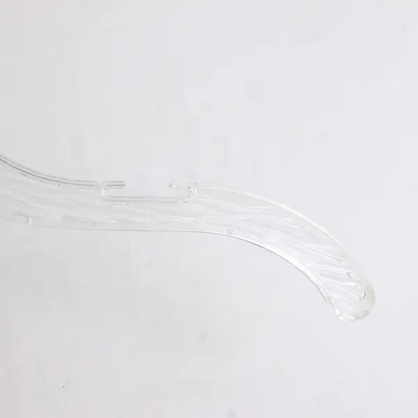 Lot of 10 Clear Plastic Shirt Hangers Closet Storage