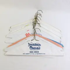 Mixed Lot of 10 Wire Dry Cleaner Clothes Hangers