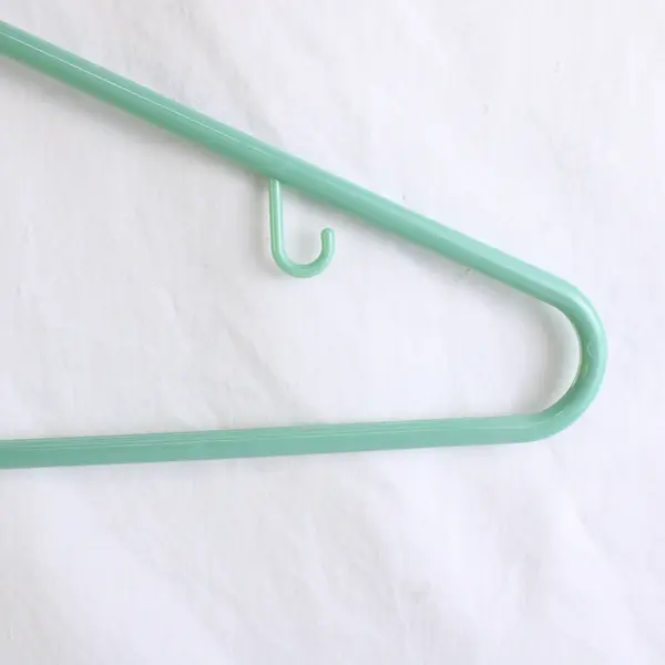 Mixed Lot of 10 Green Plastic Clothes Hangers Closet Storage