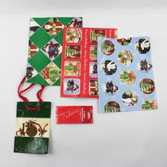 Mixed Lot of Wrapping Paper, Small Gift Bag & Gift Tags