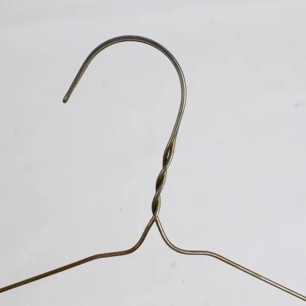 Mixed Lot of 10 Metal Wire Strut Clothes Hangers