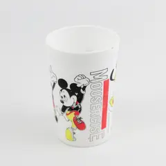 Vintage 1980s Disney Mousercise Child's Cup Mickey Minnie Pluto Goofy USA Eagle