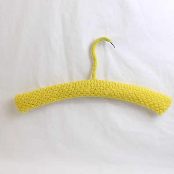 Mixed Lot of 5 Handmade Knit Crochet Covered Clothes Hangers