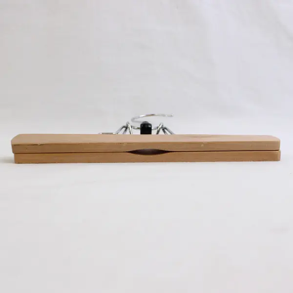 Lot of 5 Wooden Clamp Pants & Skirt Hangers Closet Organization