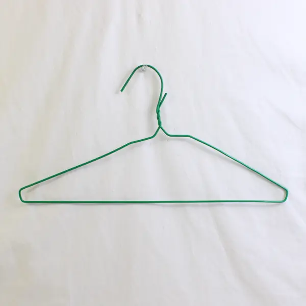 Lot of 10 Colorful Metal Wire Clothes Hangers Closet Organization