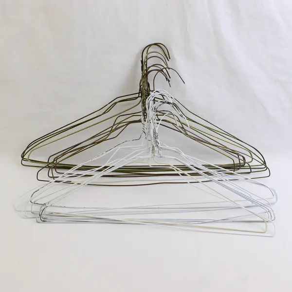 Mixed Lot of 20 Metal Wire Hangers Closet Organization