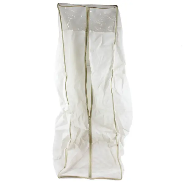 White Hanging Wardrobe Garment Bag Closet Organizer 16" x 19" x 52"