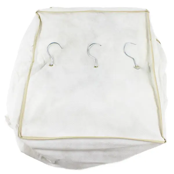 White Hanging Wardrobe Garment Bag Closet Organizer 16" x 19" x 52"