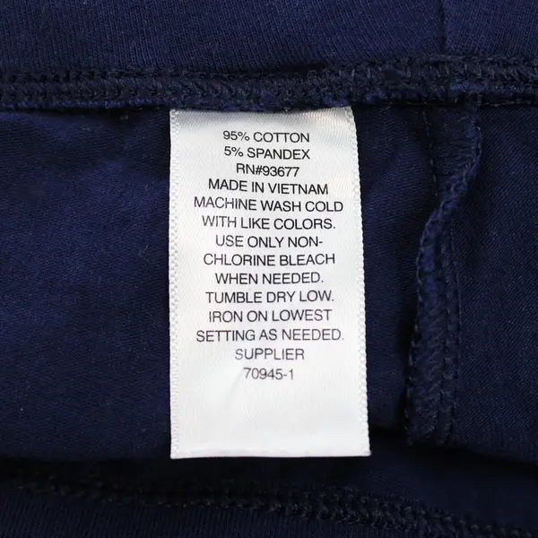 A New Approach Navy Blue Cotton Leggings Women's Medium