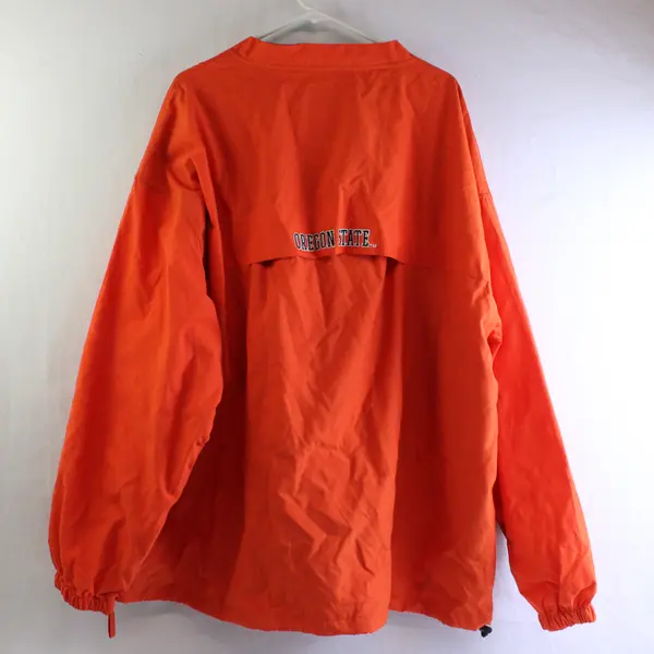 NWT Vesi Sportswear Oregon State Beavers Orange Windbreaker Pullover Adult XXL