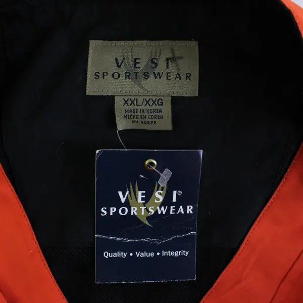 NWT Vesi Sportswear Oregon State Beavers Orange Windbreaker Pullover Adult XXL
