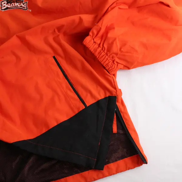 NWT Vesi Sportswear Oregon State Beavers Orange Windbreaker Pullover Adult XXL