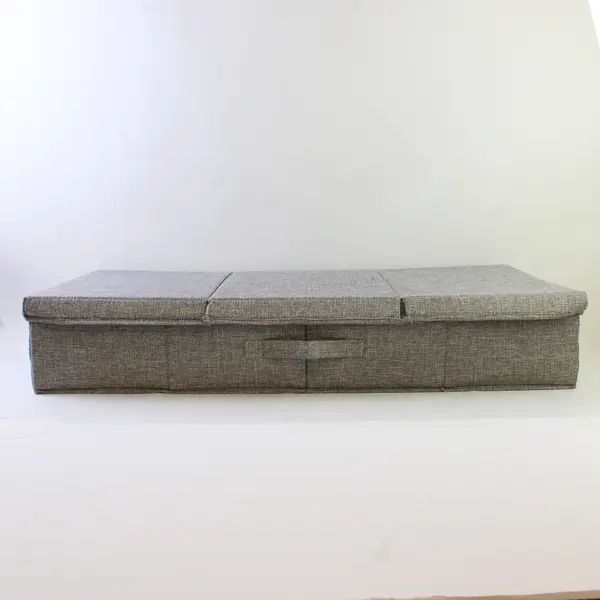 Gray Under-Bed Clothes Storage Organizer 5"x 16" x 30"