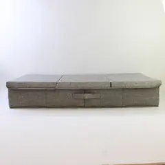 Gray Under-Bed Clothes Storage Organizer 5"x 16" x 30"