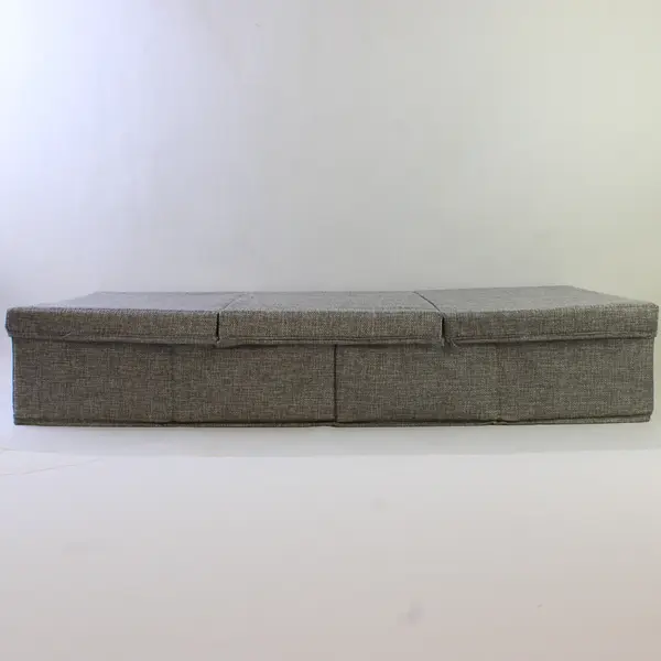 Gray Under-Bed Clothes Storage Organizer 5"x 16" x 30"