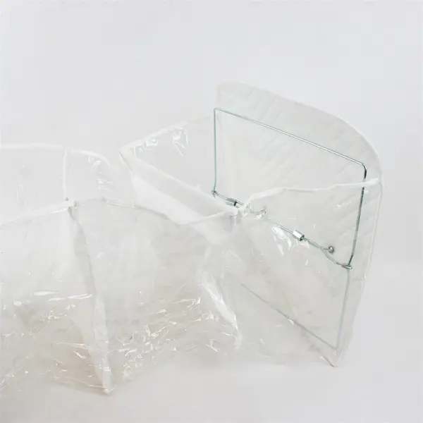 Clear Vinyl Hanging Closet Shoe Organizer 11" x 12" x 43"