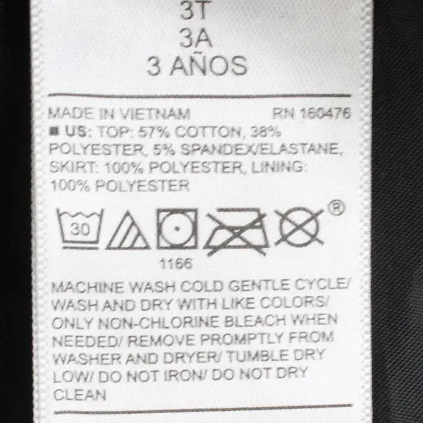 Old Navy Gray and Black Jaguar Print Tutu Dress Girls' 3T