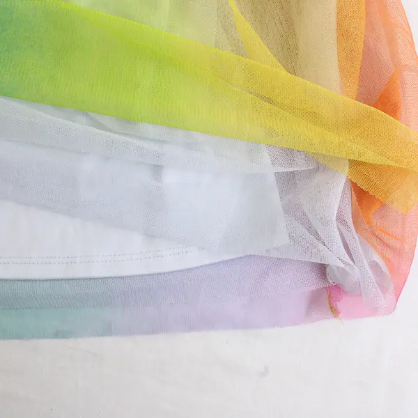 Wonder Nation Rainbow Blue Tutu Dress Girls' Medium 7-8