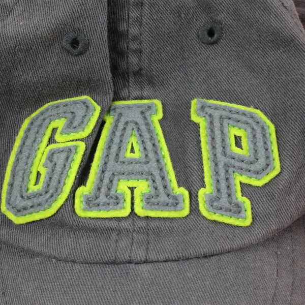 Lot of 3 Youth Adjustable Baseball Caps Amity Jogathon, GAP S/M, Lightning