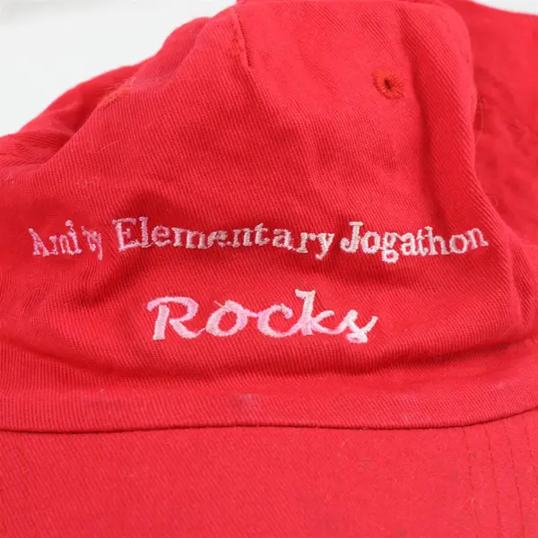 Lot of 3 Youth Adjustable Baseball Caps Amity Jogathon, GAP S/M, Lightning