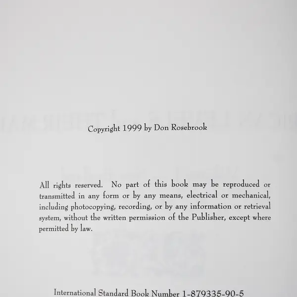 American Levels and Their Makers Don Rosebrook 1999 HC Vol I New England VG