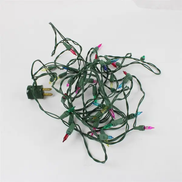 Christmas String Lights Single Strand Tested Works Holiday Decor