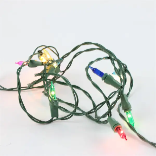 Christmas String Lights Single Strand Tested Works Holiday Decor