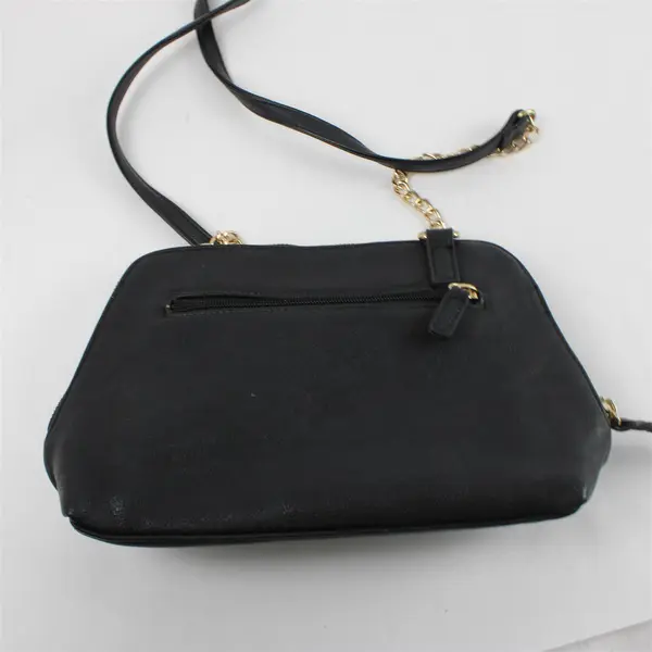 Black Crossbody Handbag Small Compact Women's Purse