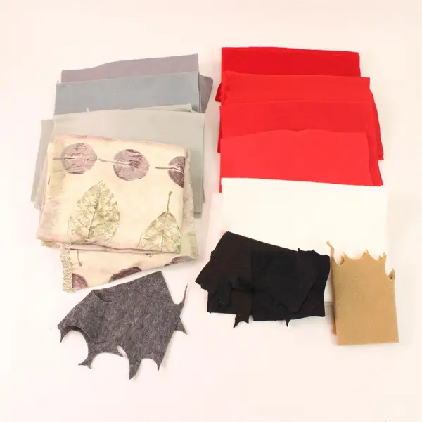 Lot of Mixed Assorted Fabrics for Quilting Sewing Crafts 