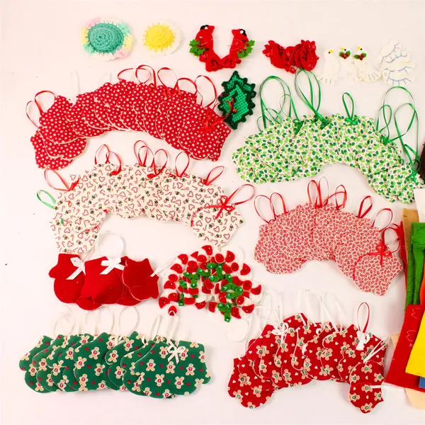 Lot of Mixed Assorted Fabrics for Quilting Sewing Crafts 