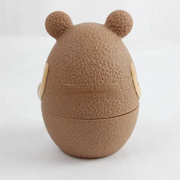 M&M’s Red & Brown Plastic "Bear Hug" Dispenser 2014 Mars Teddy Bear Valentine