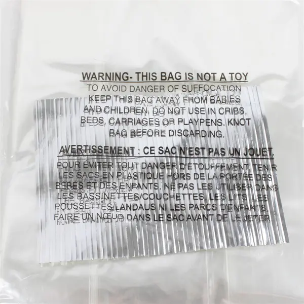 Lot of 2 Clear Cellophane Loot Bags w/ Twist Ties  11.5”x5”x3”, 25 Bags/Pk