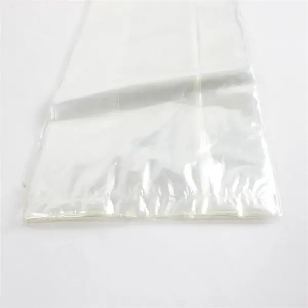 Lot of 2 Clear Cellophane Loot Bags w/ Twist Ties  11.5”x5”x3”, 25 Bags/Pk