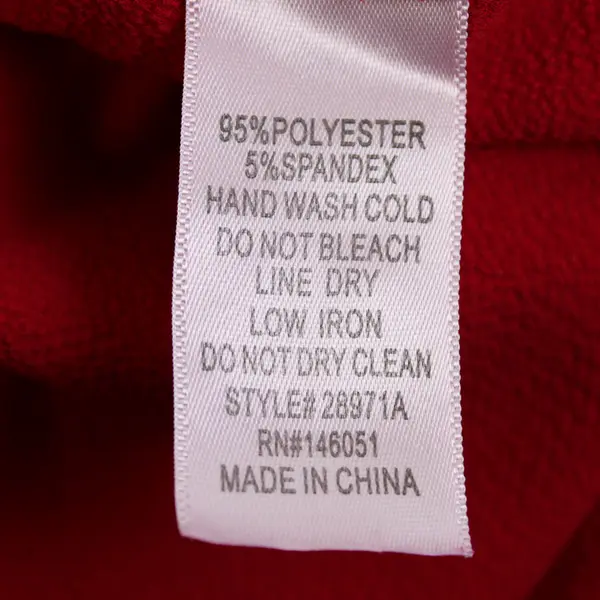 Monteau Los Angeles Women's L Red Ruffle V-Neck Roll Tab Sleeve Blouse