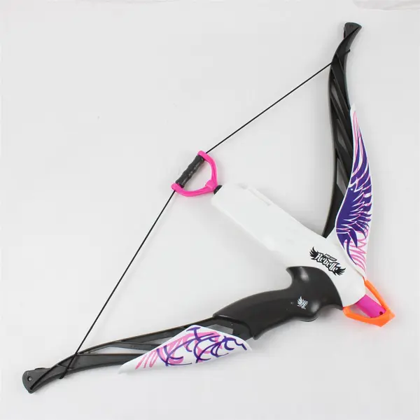 NOT WORKING Nerf Rebelle Heart-Breaker Pink Purple White Kids Toy BOW ONLY