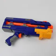 Nerf N-Strike Elite Longshot CS-6 Front Barrel Blaster Single Shot Gun Blue