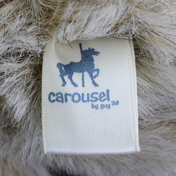 Beeple Vintage Plush Lt Brown Bigfoot Yeti Carousel Toys w Sounds & Light #2574A