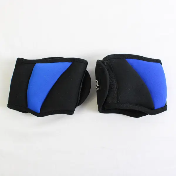 Athletic Works Set of 2 Black and Blue Adjustable Ankle Wrist Weights
