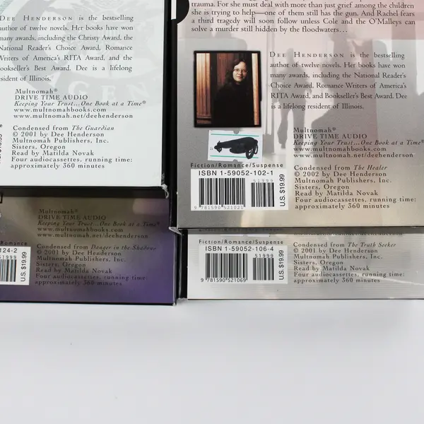 4 Dee Henderson O'Malley Series Audiobooks on Cassette Condensed 2001 & 2002