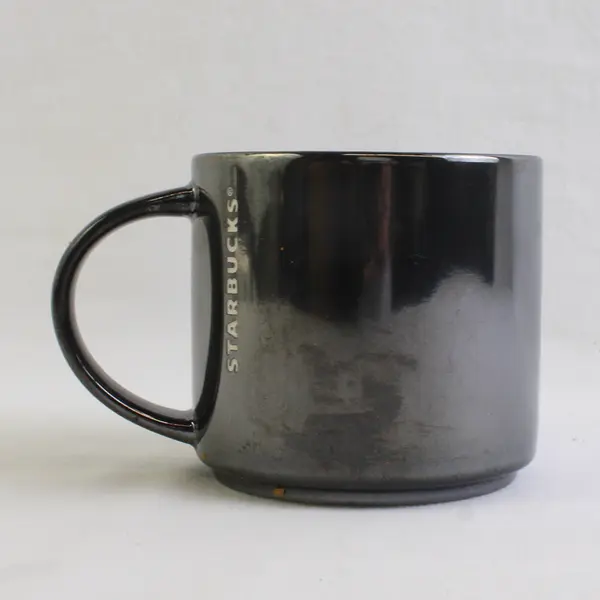 2013 Starbucks Mug, Metallic Grey, 14 fl oz. 